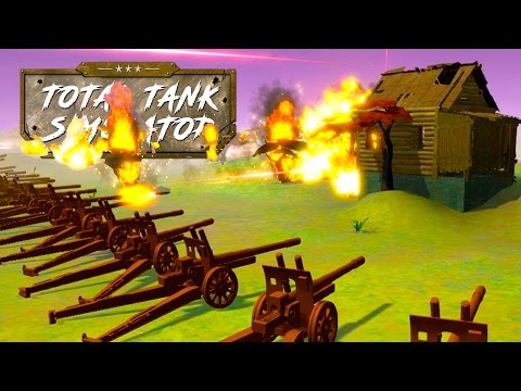 MASSIVE Artillery Battles and German Campaign Challenges! - Total Tank Simulator Sandbox Gameplay