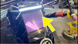 Welding Helmet Light Mod ( See Better Weld Better)