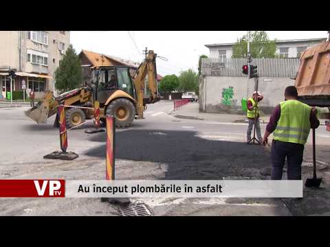 Au început plombările în asfalt