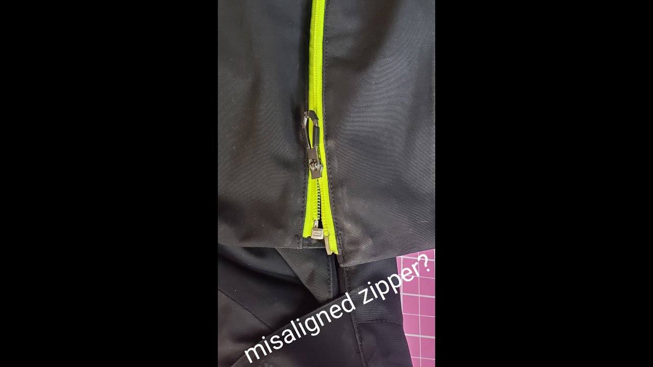 How do you unzip a misaligned zipper? Life Set Go