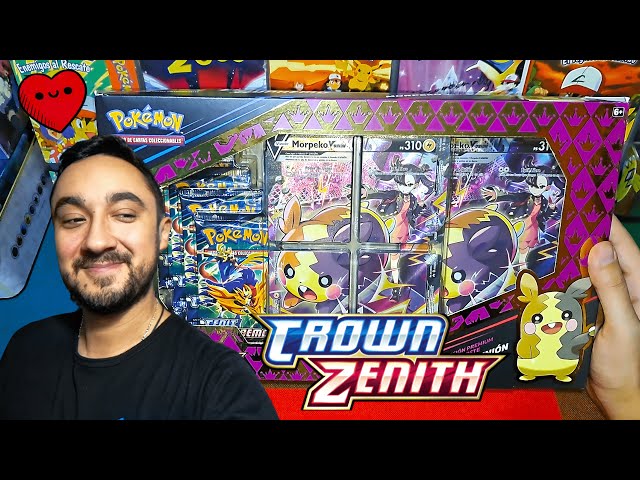 Vídeo relacionado con Morpeko V-Union - Juego de cartas Pokemon 4 - Promo de estrella negra - Crown Zenith - Marnie - SWSH287 SWSH288 SWSH289 SWSH290