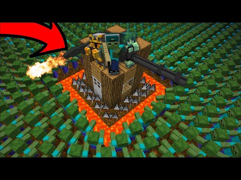 PROTECT VILLAGE from Zombie Disaster MOD | SAVE the Villagers! 🔥