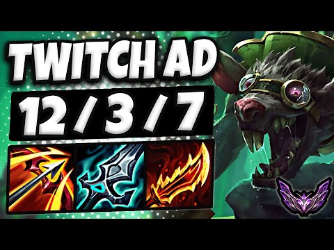 Twitch vs Lucian ADC [ Triple Kill ] Lol Korea Master ✅