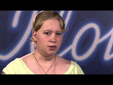 Samantha singing "Als jij maar naar me lacht" by Marco Borsato - Audition - Idols season 3