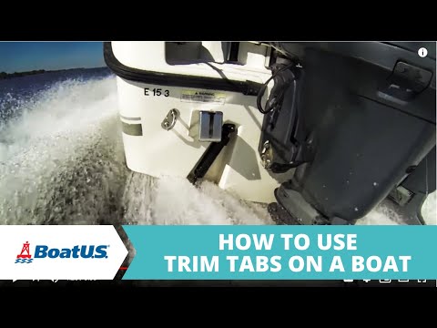 How To Use Trim Tabs On A Boat | BoatUS