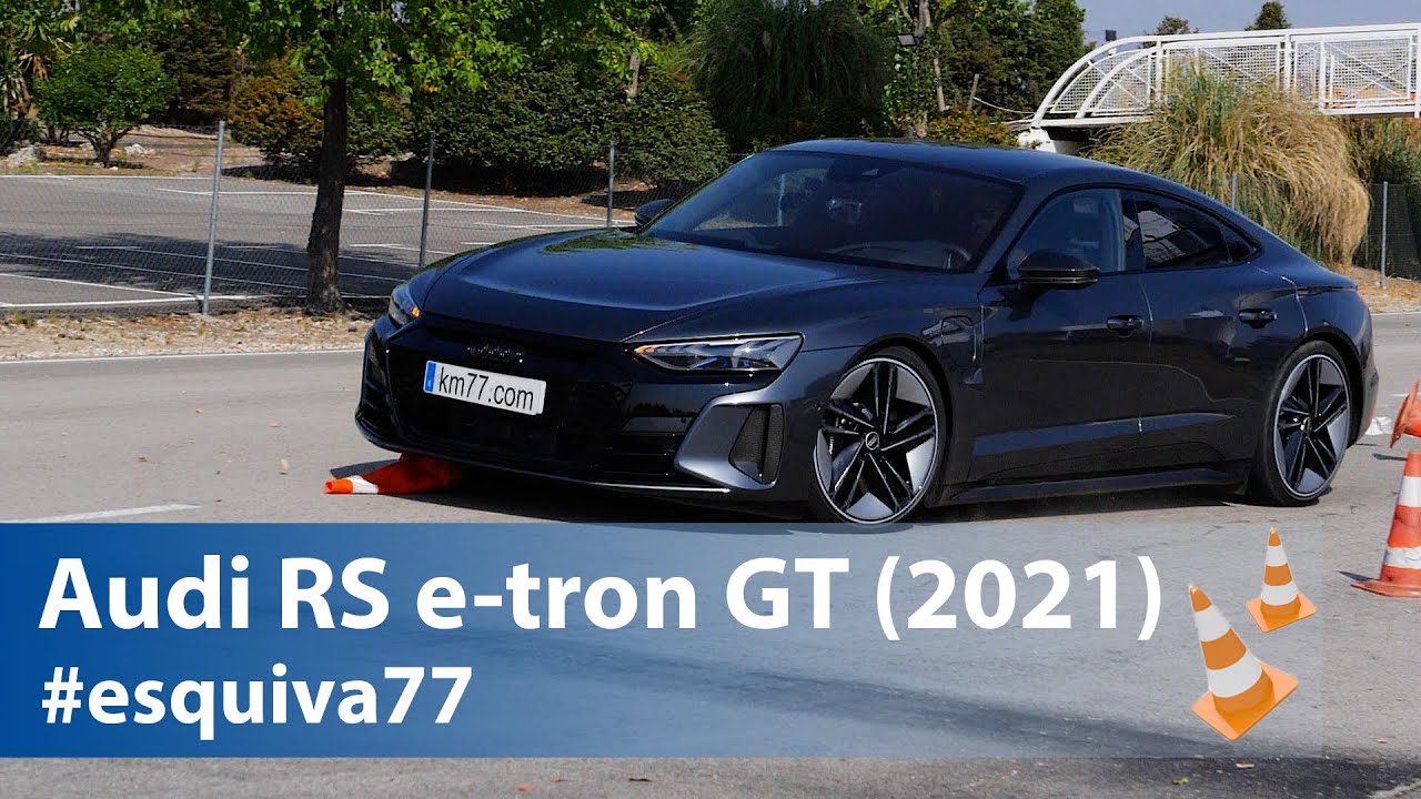 Audi電動跑車RS e-tron GT麋鹿測試不理想 電動車低重心助益有限?