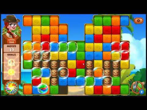 Lost Island Blast Adventure Level 310 - NO BOOSTERS 🏝️ | SKILLGAMING ✔️