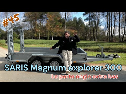 Porte-voiture/engin SARIS MAGNUM EXPLORER 300 - PTAC : 3000 KG - 306 x 168 cm - Référence -39350_5