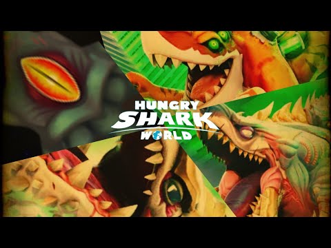 ALL APEX SHARKS VS COLOSSAL SQUID ! - Hungry Shark World