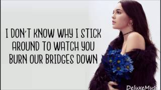 Bea Miller - burning bridges (lyrics)