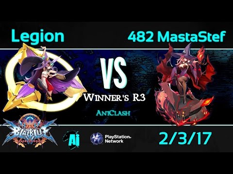 AniClash 58 - 482 MastaStef (Nine) vs. Legion (Izanami) Winner's R3 - BBCF Blazblue CF