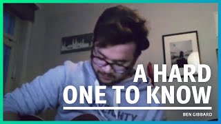 87/365: Ben Gibbard - A hard one to know (Cover)