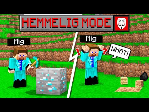 Jeg fandt en *HEMMELIG MODE* i Minecraft.. (DANSK MINECRAFT)