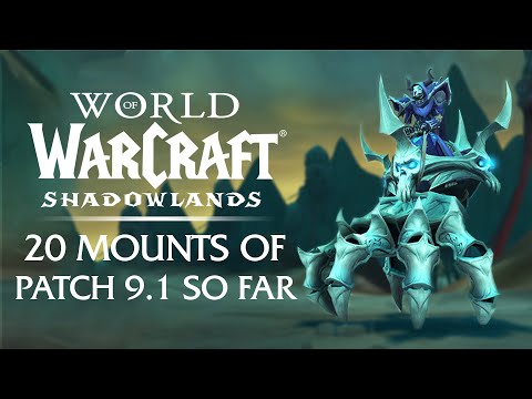 The 20 NEW Mounts of Patch 9.1 Previewed at BlizzConline | Shadowlands