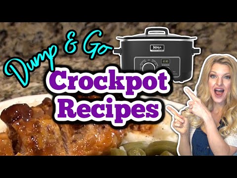 Amazing 4-Ingredient DUMP & GO CROCKPOT RECIPES that will Blow Your Mind!