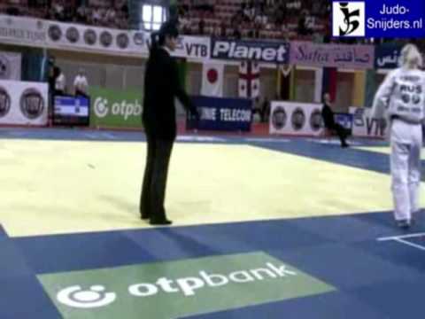 Judo 2009 Tunis: Zolnir (SLO) - Pukhova (RUS) [-63kg].
