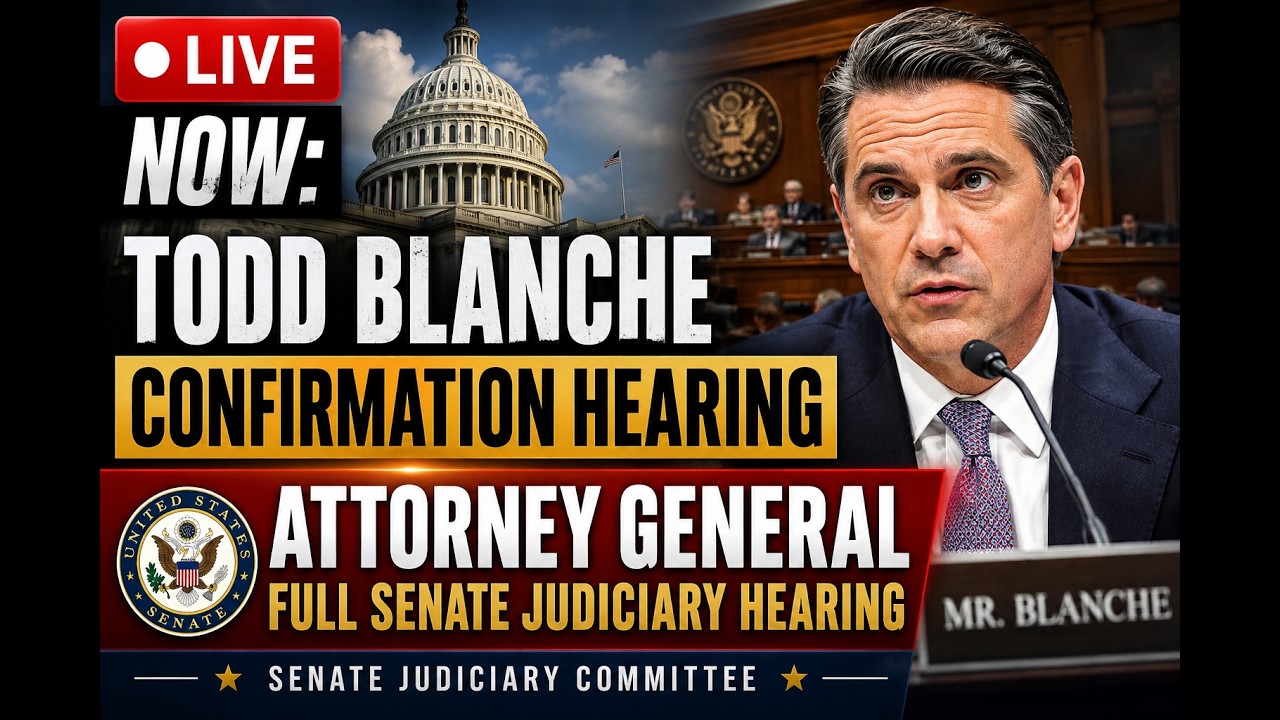 Video: Senate Judiciary Committee grills Blanche on Epstein victims, Maxwell transfer, and Biden clemency memo