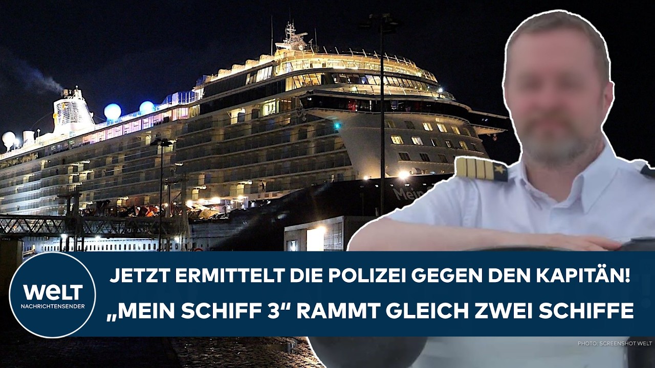 BREMERHAVEN: Polizei ermittelt gegen Kapitän! Kreuzfahrtschiff "Mein Schiff 3" rammt Frachter!
