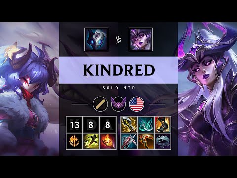 Kindred Mid vs Syndra - NA Master Patch 25.10