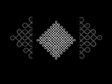 15 dots easy kolam/#sikkukolam/#shortsvideo/#shorts/#kambikolam