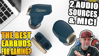 The BEST Earbuds For Gaming On The Switch & PS5? TWO AUDIO SOURCES & MIC AT ONCE! Genki Waveform