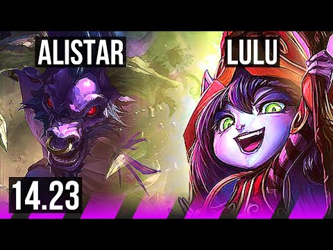 ALISTAR & Miss Fortune vs LULU & Corki (SUP) | KR Master | 14.23