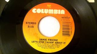 Let&#39;s Stop Talkin&#39; About It , Janie Fricke , 1984 Vinyl 45RPM