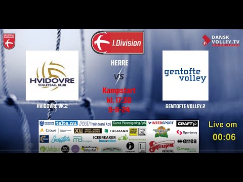 Hvidovre VK 2 vs Gentofte volley 2 1 div herre   09 november 2024