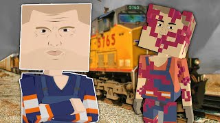 OB & I Got Stuck On a Zombie Apocalypse Train! - Paint The Town Red Multiplayer