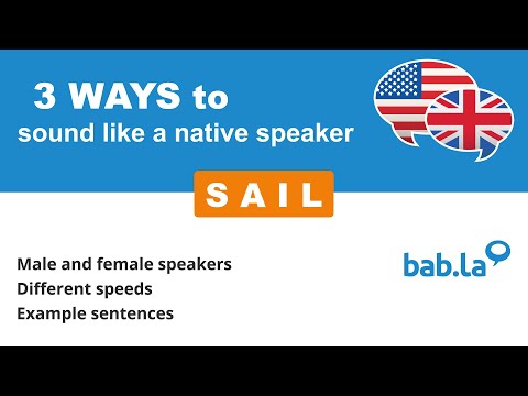 SAIL pronunciation | Improve your language with bab.la