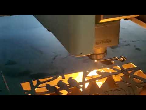 Mild steel laser fiber cutting machine