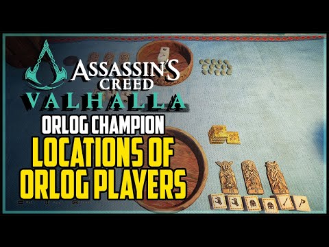 All Orlog Players Locations Assassin’s Creed Valhalla (Orlog Champion Trophy / Achievement)
