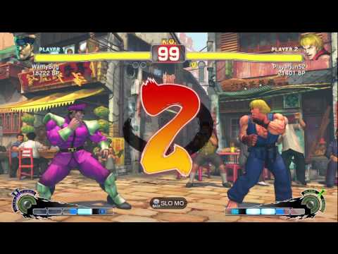 Playerjun52 [Ken] vs WafflyBug [Bison] SSF4 Japanese Online Ranked Matches - TRUE-HD