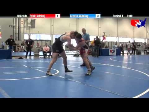 Rrok Ndokaj vs. Austin Wilding at 2013 Junior Nationals - FILA - FS