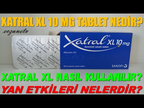 Xatral XL 10 MG Tablet Nedir? Xatral XL Yan Etkileri Nelerdir? Xatral XL Nasıl Kullanılır?