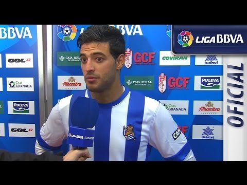 Entrevista a Vela tras el Granada CF (1-3) Real Sociedad - HD