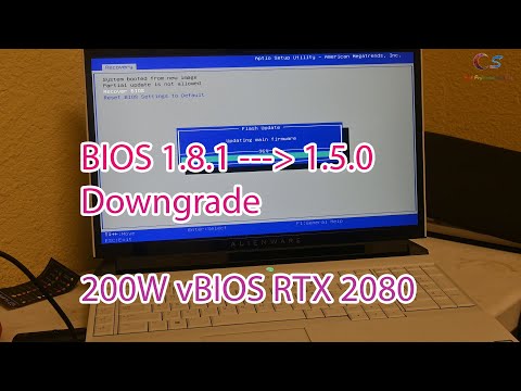 Downgrade Alienware Area 51m Bios Vbios