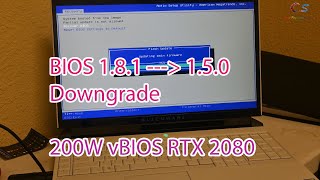 Downgrade Alienware Area-51m BIOS & vBIOS