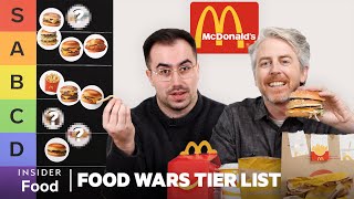 Ranking McDonald's Entire Menu US vs UK | Food Wars Tier List