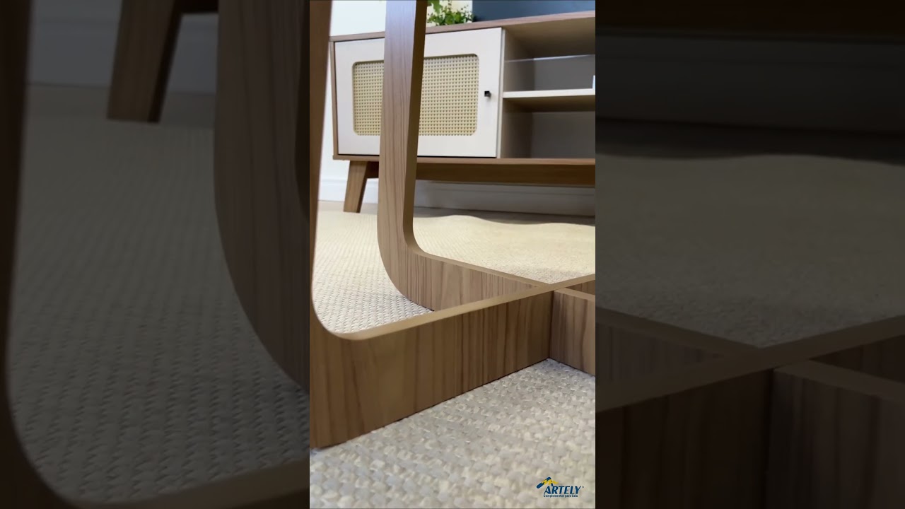 Thumbnail do vídeo - Mesa de Centro Jasmin - Off White C / Carvalho