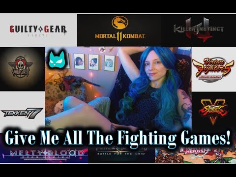 Fighting Games, Reactions, and Cats with Molly Bee! Channel Trailer