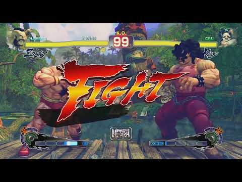 Ultra Street Fighter ZANGIEF VS HUGO  HARDX