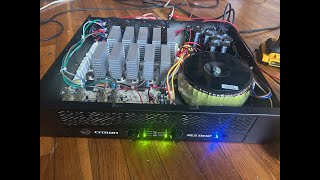 Video thumbnail for CROWN XLS 802 POWER AT CLIPPING ON AN 8 OHM LOAD by 1 NYC DJ