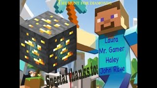 Diamond hunting in Minecraft