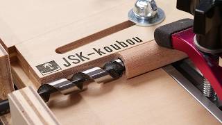 木工精度が１０倍に！超精密ドリルガイドの作り方～6 in 1 - How to make a high-performance drill jig