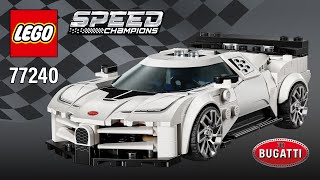 LEGO Speed Champions Bugatti Centodieci Hyper Sports Car (77240)[291 pcs] Buildi