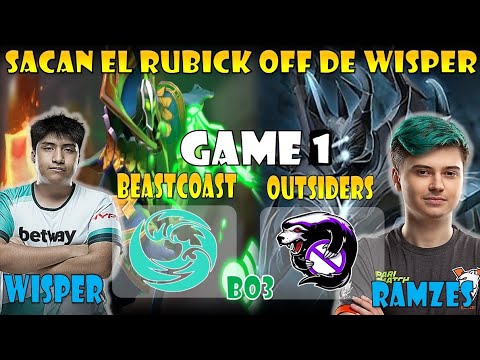 BEASTCOAST vs OUTSIDERS [GAME 1] BO3 - " HECTOR VS RAMZES666 " - PGL Arlington Major 2022 DOTA 2