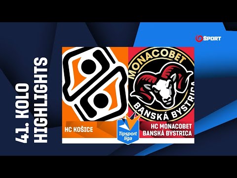 41. kolo: HC Košice - HC MONACObet Banská Bystrica 2:1 (0:0, 1:1, 1:0)