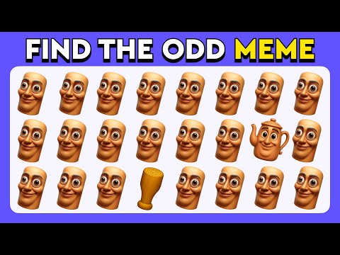 Find the ODD One Out - BRAINROT Challenge 🤯 | Italian Meme Emoji Quiz