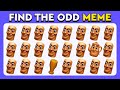 Find The ODD One Out BRAINROT Challenge Italian Meme Emoji Quiz
